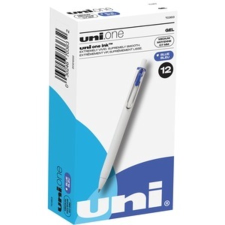 UNI-BALL Pen, Gel, Ub One, 0.7Mm, Dz, Blue UBC70363